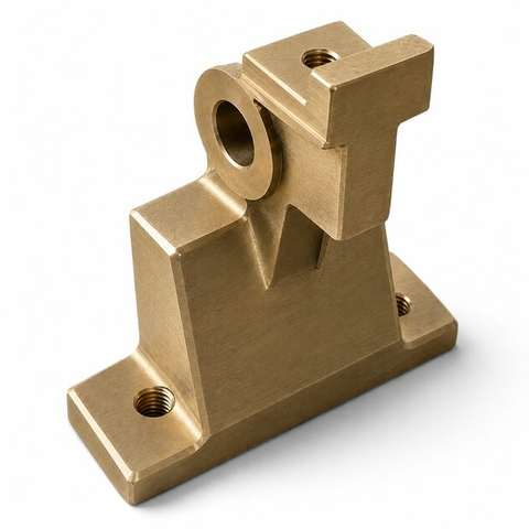 Brass contact block for AC EMU