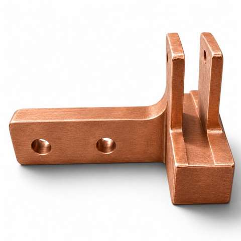 Machined copper clamp for DE locomotive