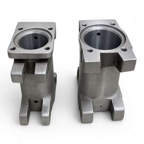 Cast and machined cylindrical housings