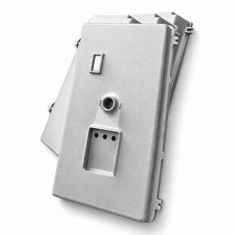 Large cast aluminium drive housing cover