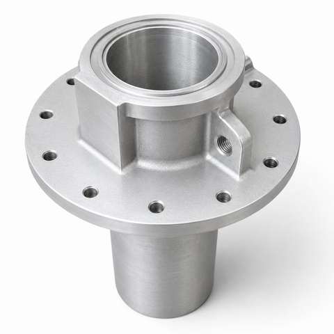 Cast aluminium insulator flange